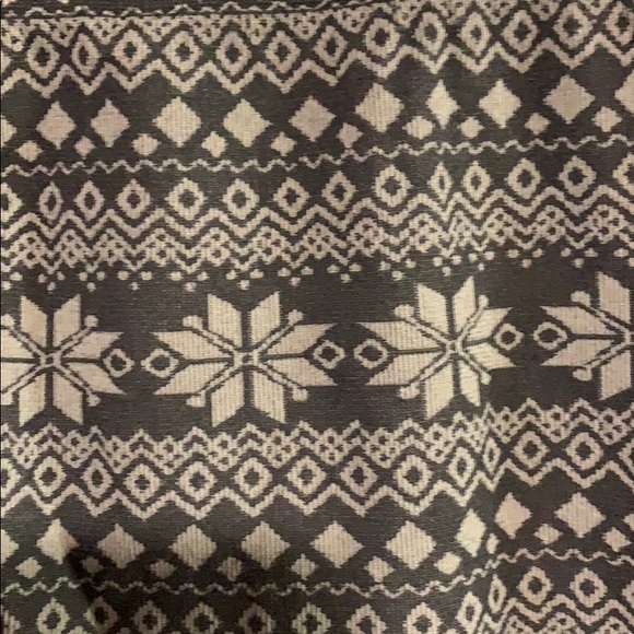 Nordic Pattern Leggings - Grey & White - Picture 2 of 2